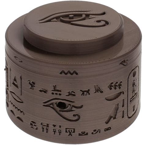 metal puzzle box horus|Eye of Horus Cryptex Cylinder Puzzle Box .